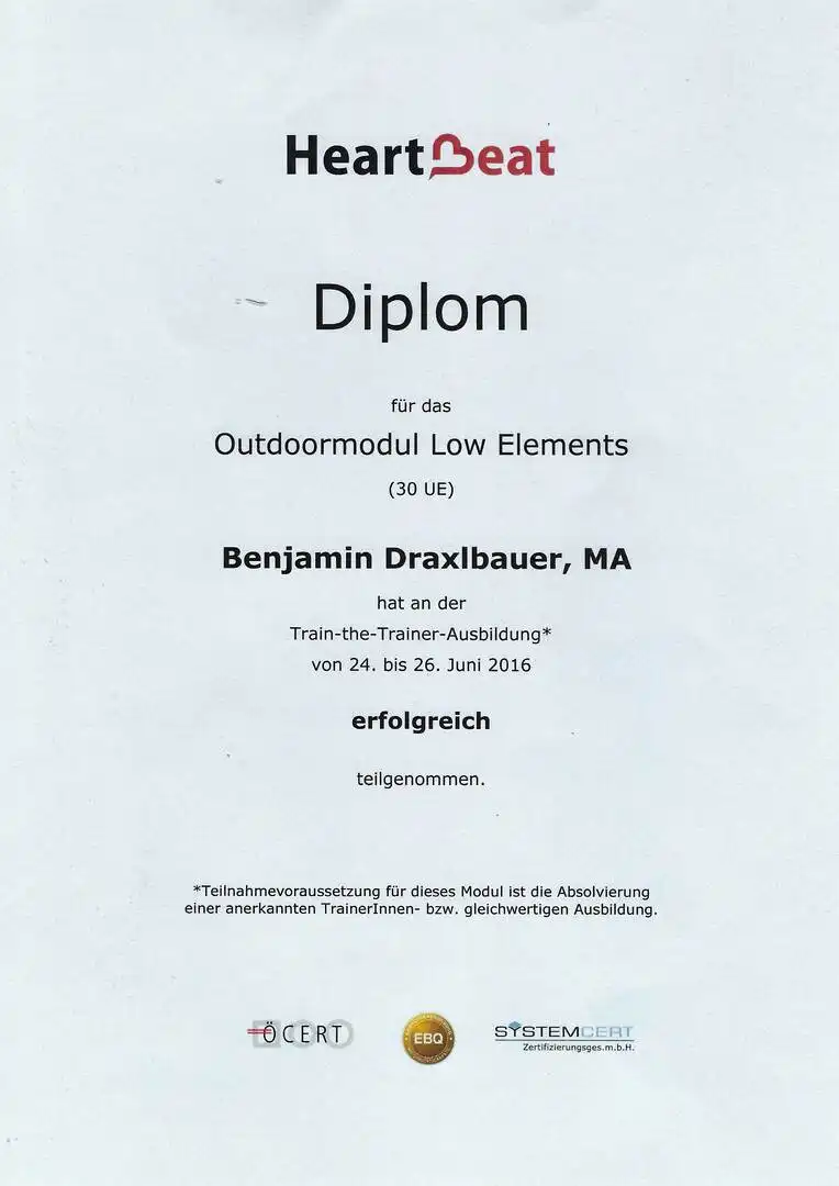 Diplome Ein- bis mehrtägige Ausbildungen